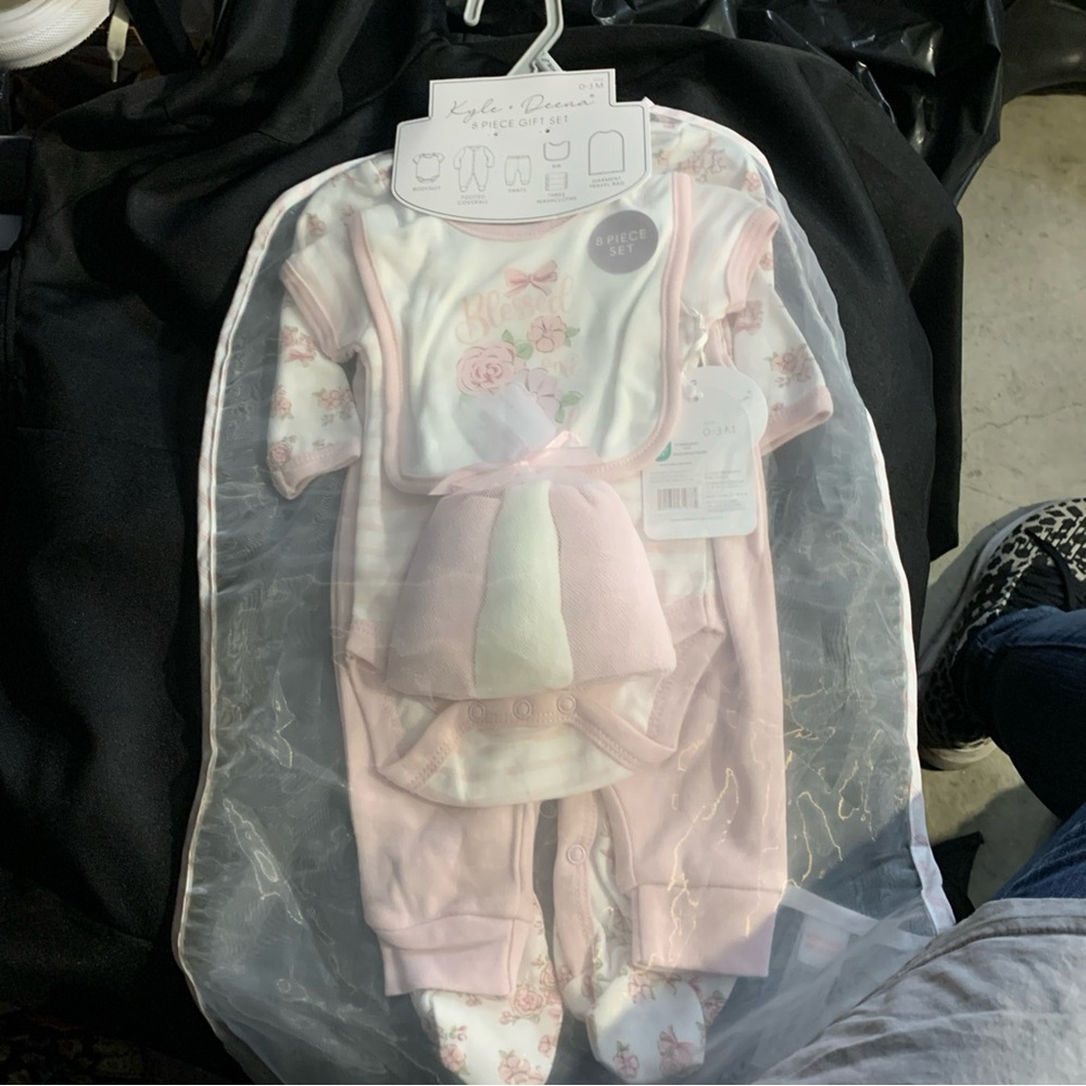 Pink Floral Kids Matching Set